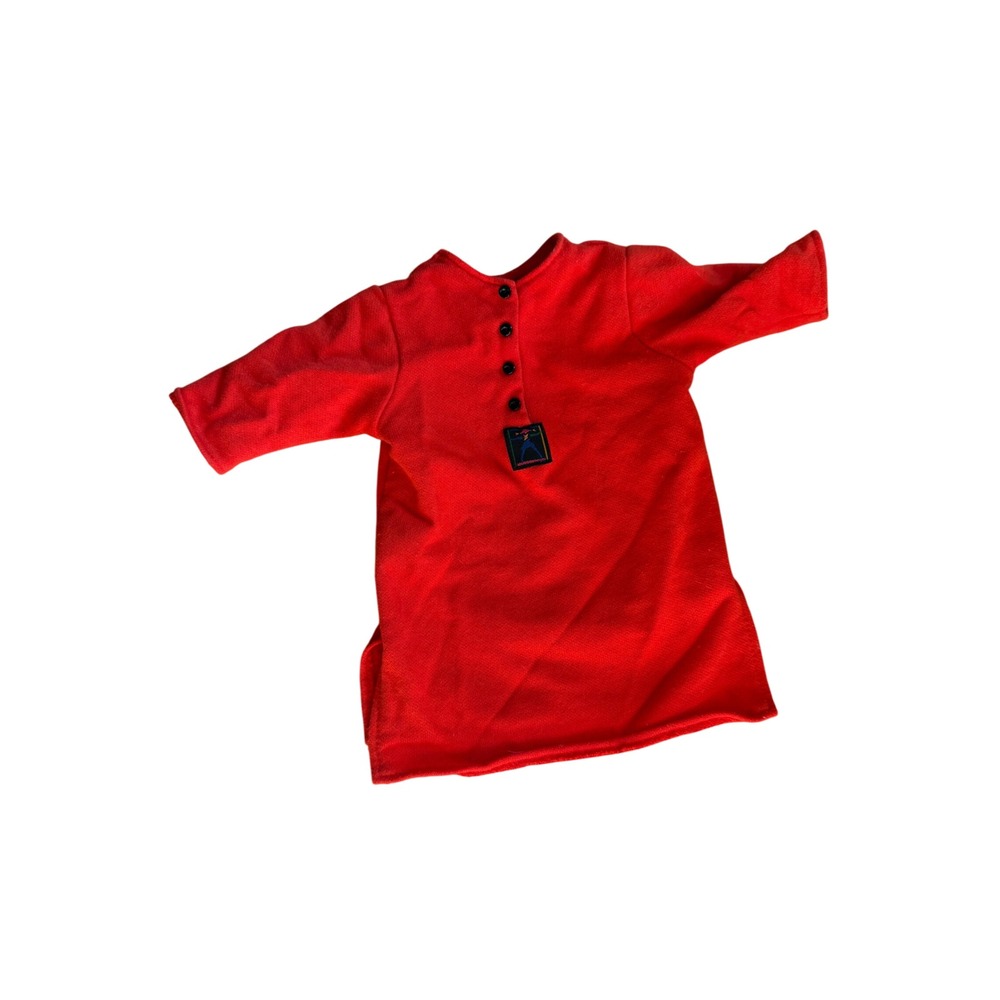 Vintage 1996 American Girl Pleasant Company Red Fleece Doll Nightgown 18 Inch